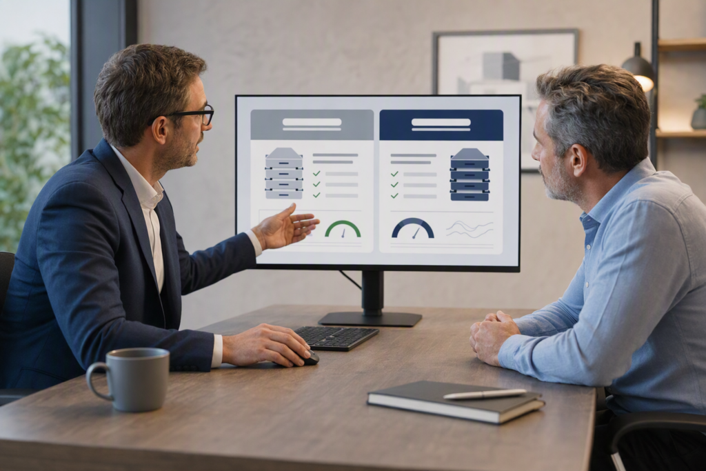 Onderdelen die de webhosting kosten bepalen