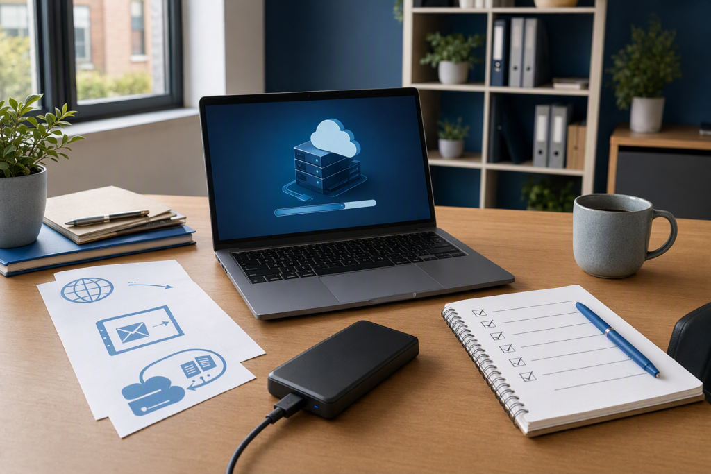 Inventaris van website, domein, mailboxen en DNS voor een hostingmigratie